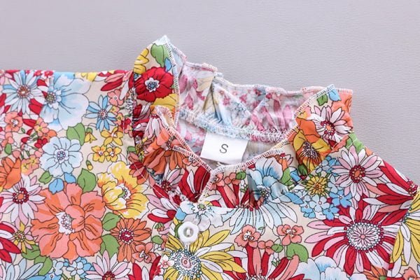 Shellkids| Girl Floral Printing Clothing Set, Details