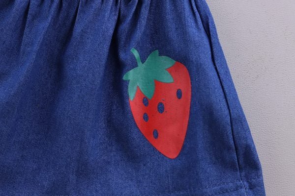 Shellkids| Girl strawberry clothes set, Details