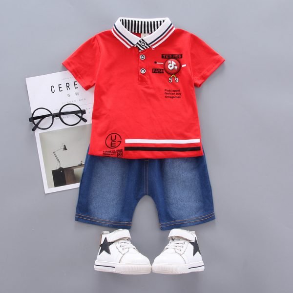 Shellkids| Fash Kids Clothing Set, Red, Kids