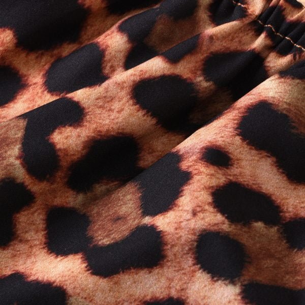 Liuliukd| Girl Leopard Print 3PCS Clothes Set, Details