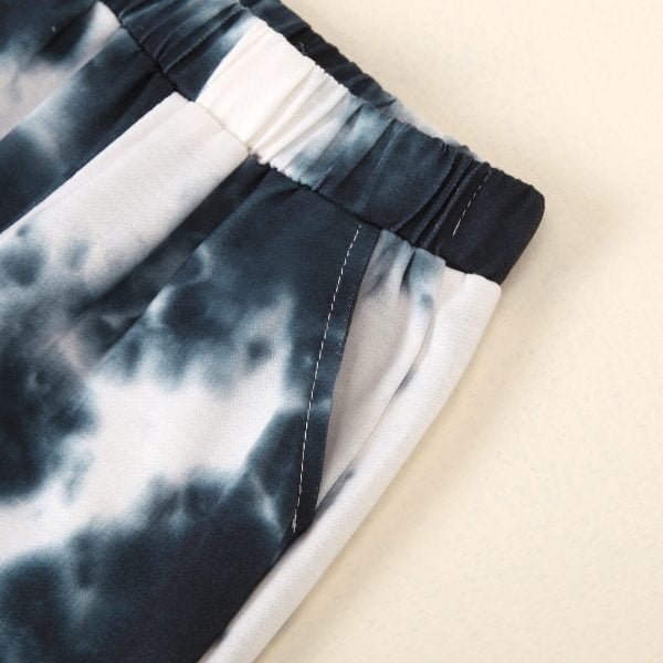 Liuliukd| Tie-dye Girl Long Sleeve Hoodie+ Pants, Details