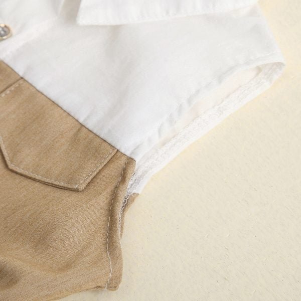 Liuliukd| Summer Shirt A-Line Dress with Belt, Details