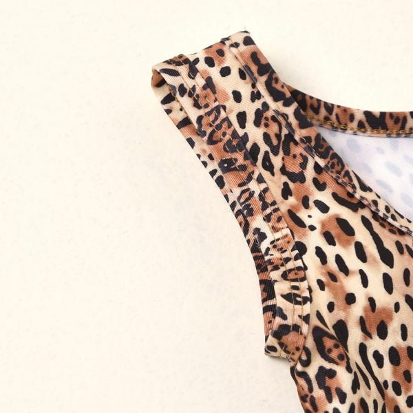 Liuliukd| Leopard Print Baby Girl Swimwear, Details