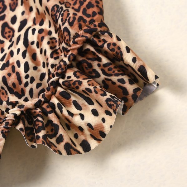 Liuliukd| Leopard Print Baby Girl Swimwear, Details