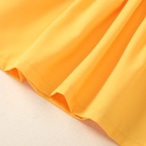 Liuliukd| Liuliukd| Girl Blue and Yellow Dress and Romper, Details