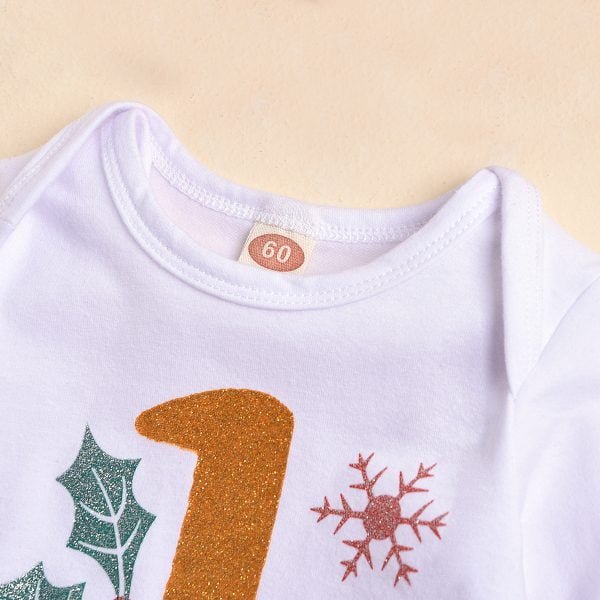 Liuliukd| Christmas Girl Headband + Shirt + Tutu Set, Details
