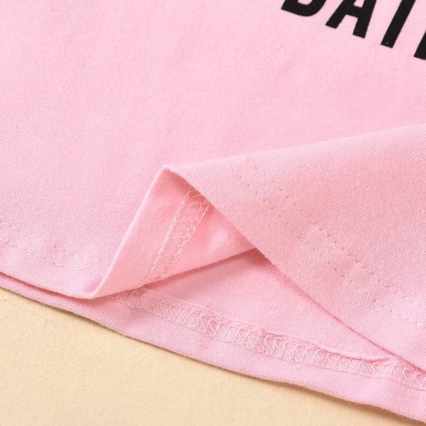Liuliukd| Girl Pink Shirt + Leopard Print Skirts, Details