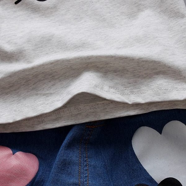 Liuliukd| Girl Heart LOVE Clothes Set, Details