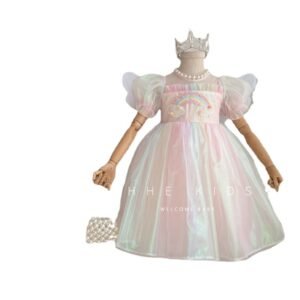 shellkids gilrs rainbow wings princess dress (5)